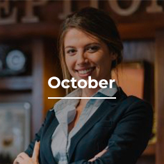 Button for October issue of the newsletter.