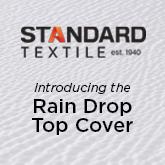 STANDARD TEXTILE logo image, introducing the Rain Drop Top Cover.